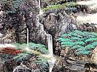 泰山龙潭飞瀑（彩墨画0