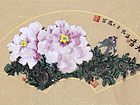 国画家王玉凤牡丹作品《国色天香》
