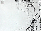 书画家王家宽作品《画虾之道在于用水》