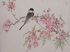 画家黄山花鸟作品《花发九天香》