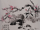 画家黄山花鸟作品《尘外仙姿》