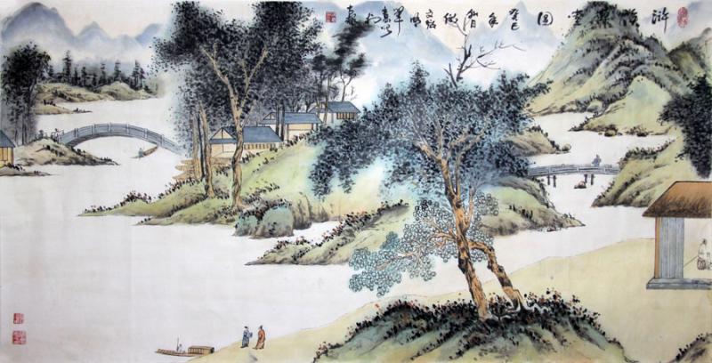 滸溪草堂圖