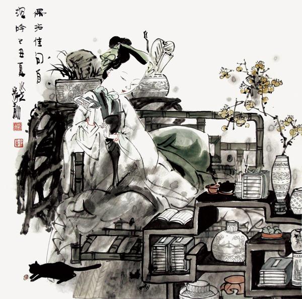 偶拈佳句自沉吟