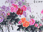 国画家石百顺花鸟作品《香滋袖中来》