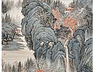 云卷千峰色