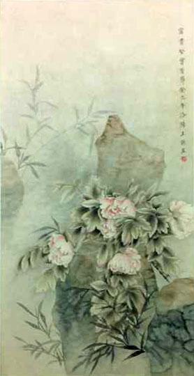 国画家王旗花鸟作品