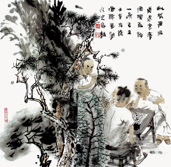 纵然无限逍遥意　落个兴致醉一场