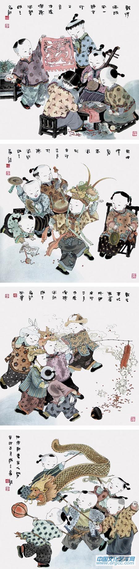 百子图