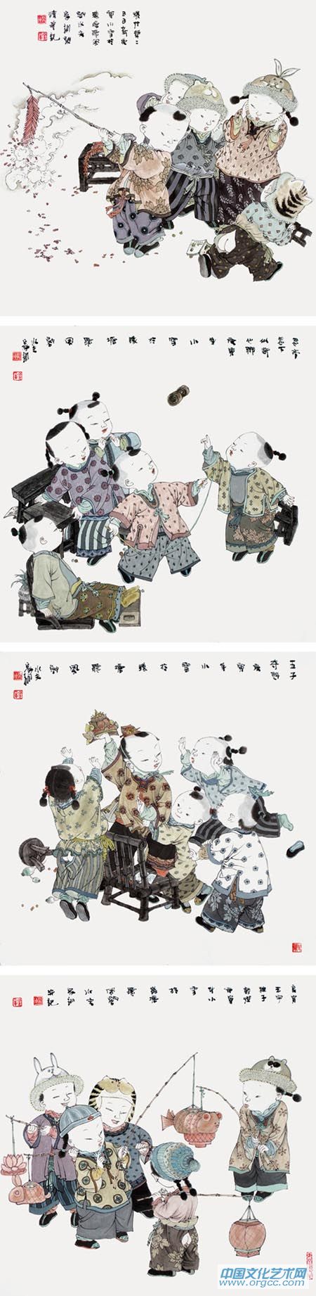 百子图